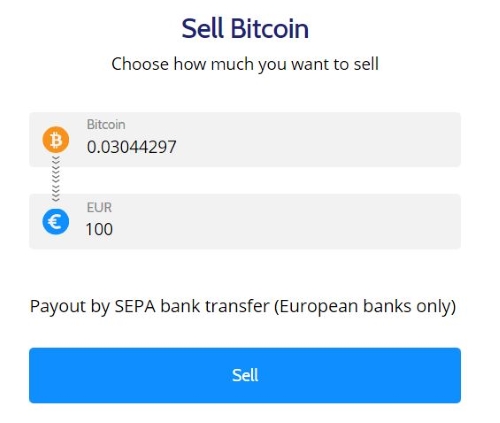 how to sell bitcoin and get cash